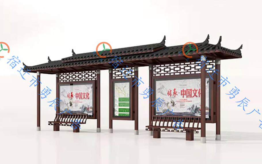 长沙仿古候车亭发货